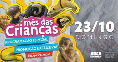 Arca Do Noah 2310 MÊs Das CrianÇas Em Rio De Janeiro Sympla