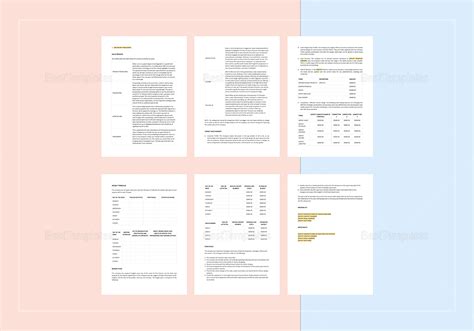 Weekly Sales Plan Template In Word Apple Pages