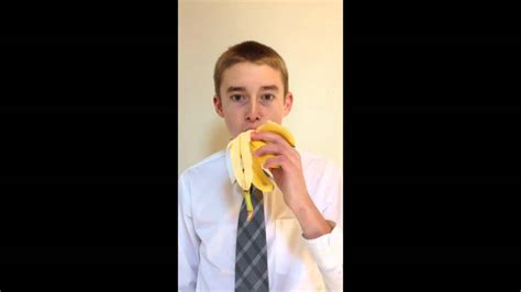 Jared Eats Banana Backwards Youtube