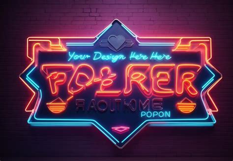 Premium Ai Image Hey There Neon Signs Style Text