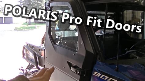 Polaris Ranger 900 Factory Pro Fit Power Window Door Kit Install Youtube