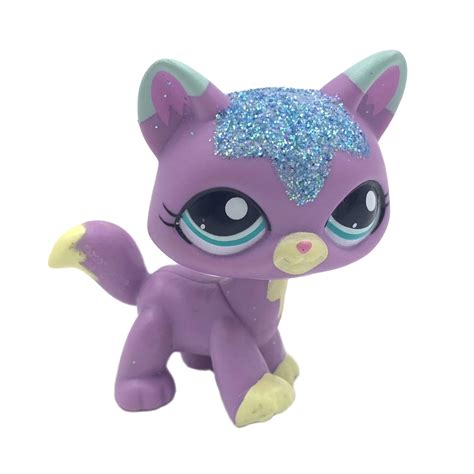 Lps Cat Rare Animal Littlest Pet Shop Bobble Head Toys 2386 Sparkle