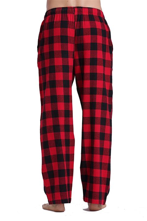 Cyz Mens 100 Cotton Super Soft Flannel Plaid Pajama Pants Cyz