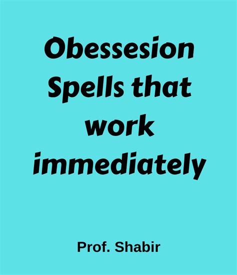 Obsession Love Spells That Work Black Magic Obsession Spells