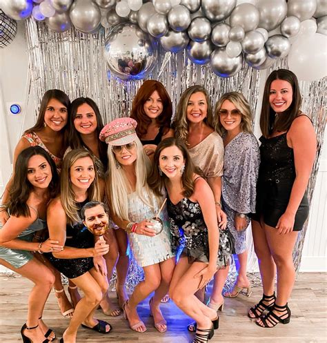 A Disco Bachelorette Party In Destin Fl Carried Away Beach Bachelorette Party Outfit