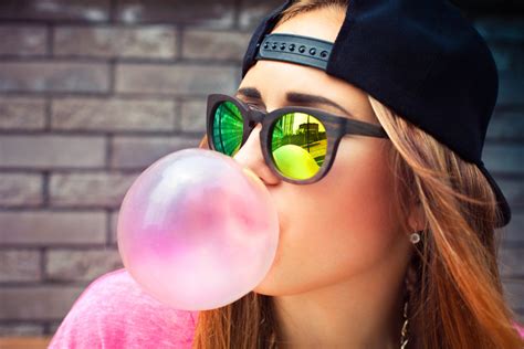 Blowing Bubble Gum Photoshop Overlays PNG Files FilterGrade