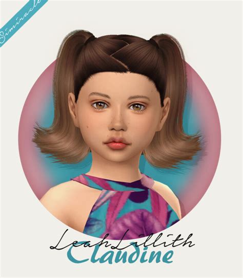 Leahlillith Claudine Hair Kids Version At Simiracle Sims 4 Updates