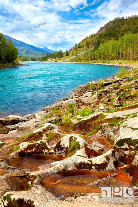 Altai River Katun Stock Photo Picture And Royalty Free Image Pic