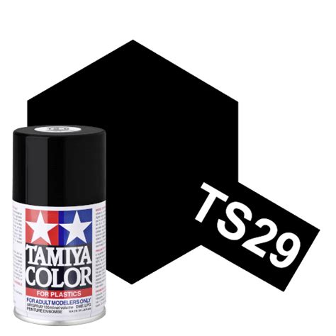 Tamiya Semi Gloss Black Spray Paint Ts29 Tam85029 Tamiya Canadian