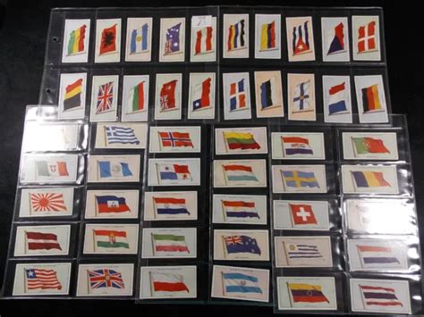 Players Cigarette Cards Flags Of The League Of Nations 1928 Complete