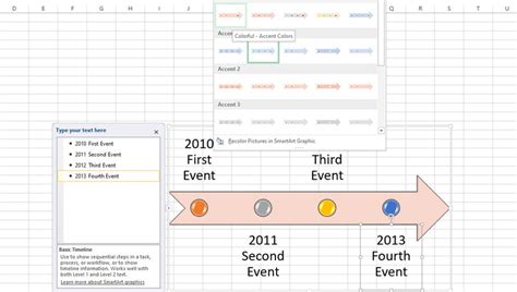 Excel Timeline Best Way To Create A Visual Representation Of Events