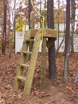 How to build a zip line step 1. Zipline platform. | Simple tree house, Tree house diy, Tree house kids