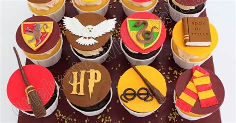 celebrate with cake harry potter themed cupcakes