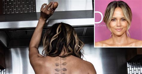 Halle Berry Shows Off New Back Tattoo On Instagram