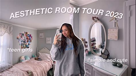 AESTHETIC ROOM TOUR 2023 Teen Girls Room YouTube