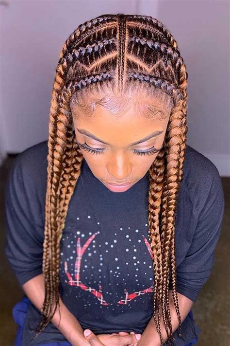 Braids Up The Back Of Head In Cornrows Braids Stylish Ponytail