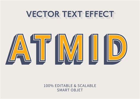 Premium Vector Editable Vector Fonts Text Effect F11