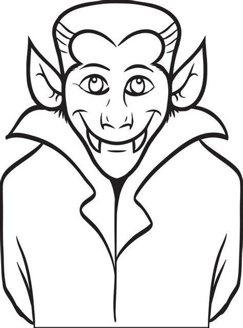 Vampire Printable Coloring Pages