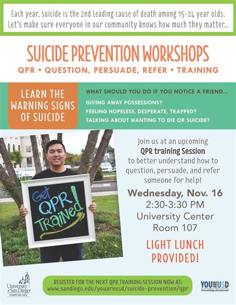 Campus Event Qpr Suicide Prevention Training Usd News Center