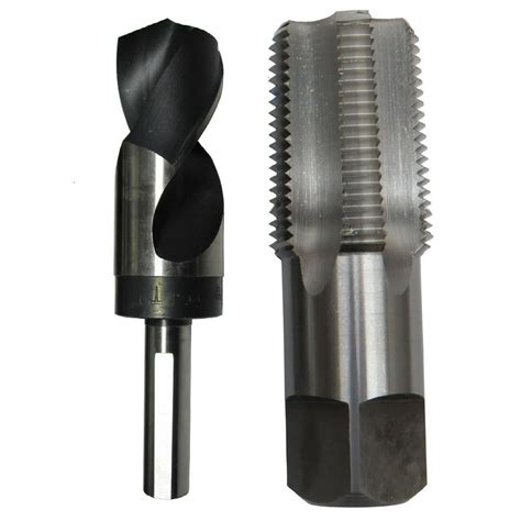 1 Carbon Steel Npt Tap And 1 532 High Speed Steel Drill Bit