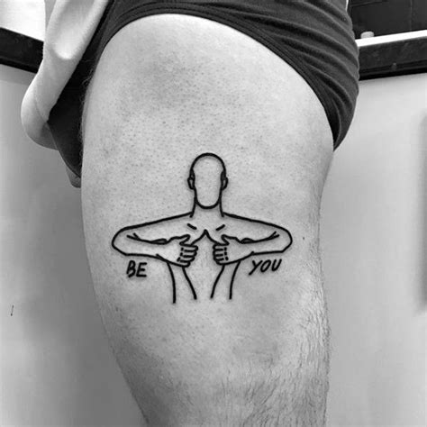 Simple Leg Tattoos For Men Masculine Design Ideas