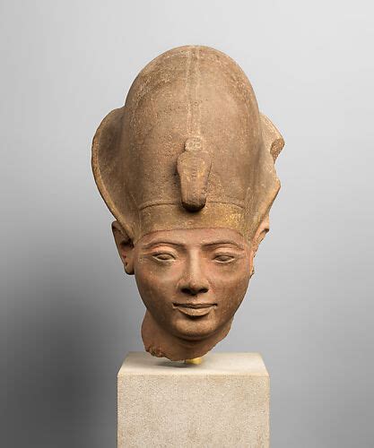 profile head inlay new kingdom amarna period the metropolitan museum of art