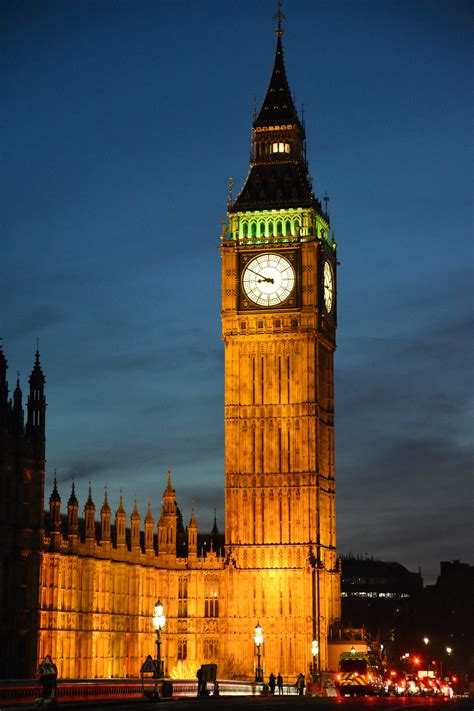 Kostenloses Foto Zum Thema Big Ben England London Nacht Palace Of