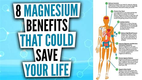 8 magnesium benefits that could help save your life youtube