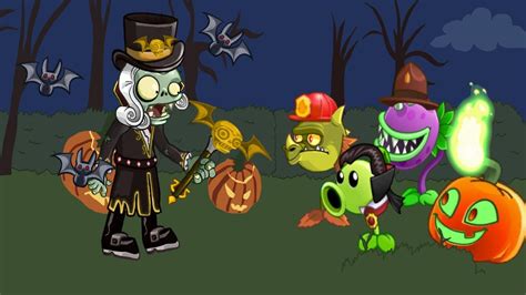 Plants Vs Zombies 2 Lawn Of Doom Halloween 4 Animation Youtube