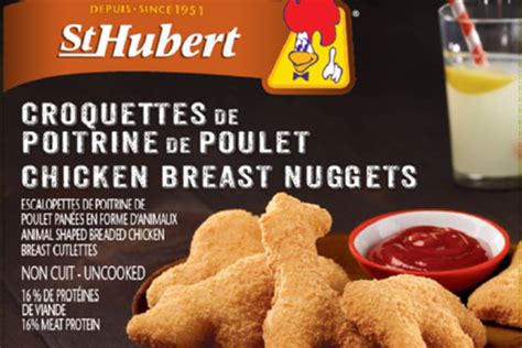 Poulets dits de marque : Rappel de croquettes de poulet de marque St-Hubert