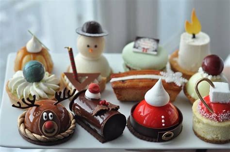 Transform your holiday dessert spread into a fantasyland by serving traditional french buche de noel, or yule log cake. Pin by The Greenbrier on Christmas | Individual desserts, Christmas treats, Holiday treats