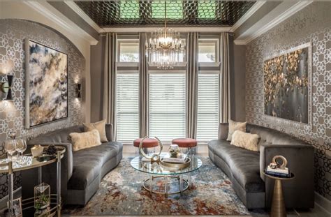 Hollywood Glamour Style Living Room Artdeco Glamdecor