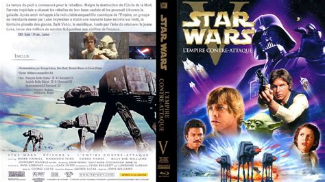 Jaquette Dvd De Star Wars Lempire Contre Attaque Custom Blu Ray