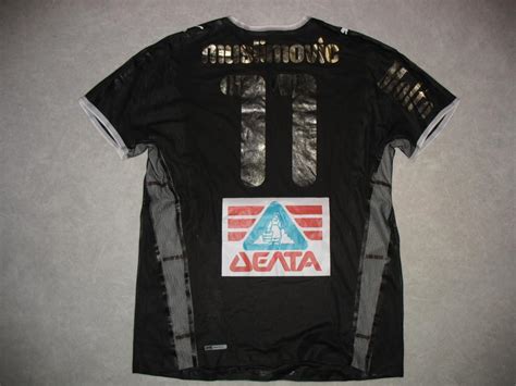 Aek athens apollon smirnis aris asteras tripolis atromitos ionikos lamia ofi olympiakos paok pas giannina panaitolikos panathinaikos volos nfc. PAOK FC Away football shirt 2009 - 2010.