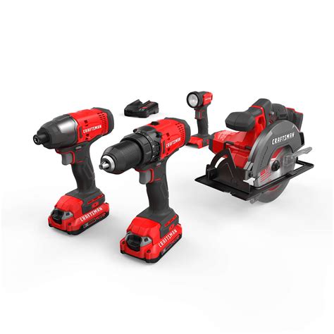 Craftsman 20v Max Cordless 4 Tool Combo Kit 20 Volt Ace Hardware