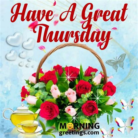 Good Morning Happy Thursday Images To Spread Positivity Morning Greetings