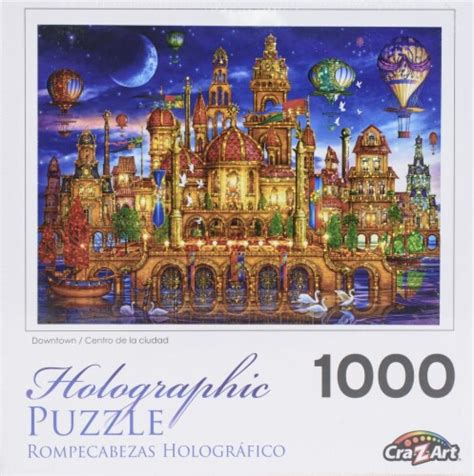 Holographic Jigsaw Puzzle 1000 Pieces 20 X27 Downtown 1 Kroger