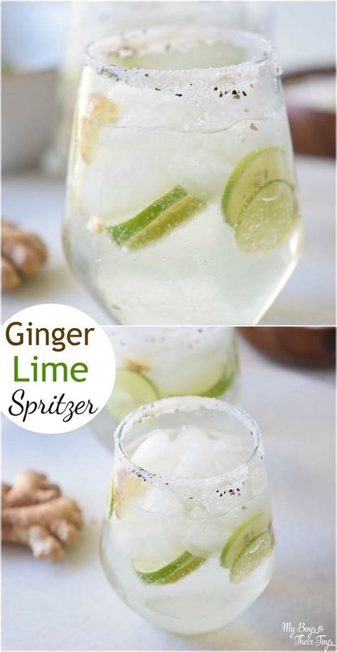 Cool Off This Summer With A Ginger Lime Spritzer Grab The Recipe Now