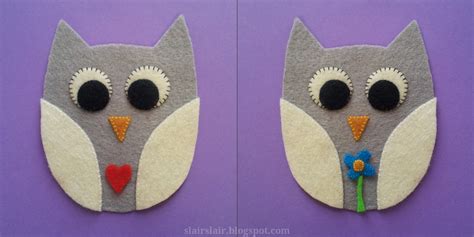 Slairs Lair Felt Owl Pattern