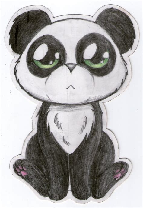 Easy Panda Sketch Drawing How To Draw A Baby Panda Easy Together With