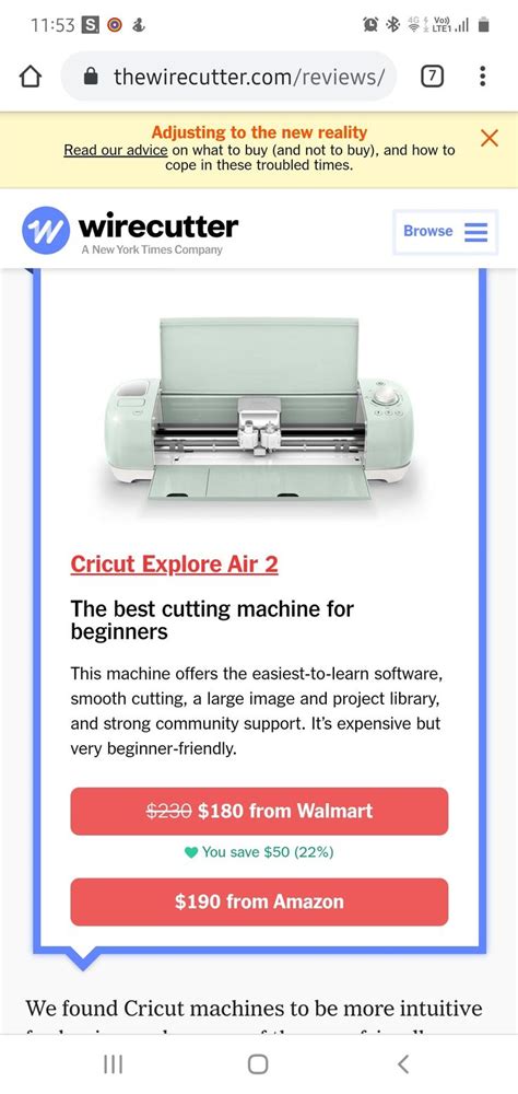 Cricut Explore Air 2 Owners Manual