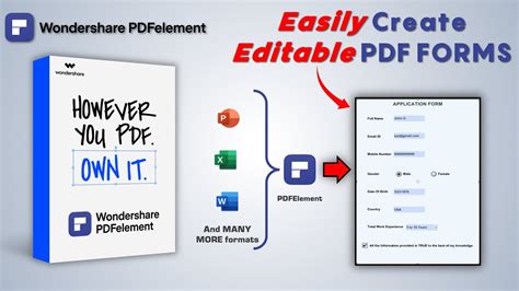 21how To Create Fillable Pdf Form Using Pdfelement Editable Pdf Form