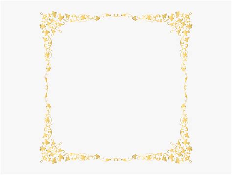 Clip Art Gold Glitter Border Png Transparent Png Gold