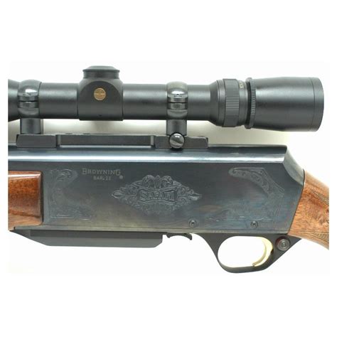 Browning Bar Ii Safari 7mm Rem Mag Caliber Rifle With Leupold 45x14 Vari X Iii Scope Safari