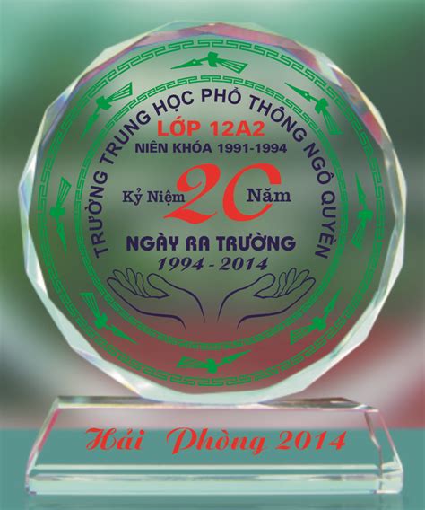 Trong số các ca mắc mới, ca bệnh ở hải phòng (bn4396) là nữ, 42 tuổi, địa chỉ tại quận hồng bàng; Thiết kế mẫu kỷ niệm chương pha lê quà tặng họp lớp của trường THPT Ngô Quyền Hải Phòng | Trường ...