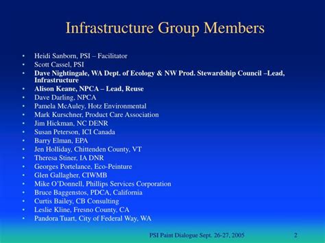 Ppt Infrastructure Group Members Powerpoint Presentation Free