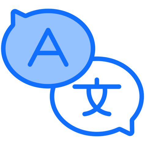 Languages Generic Blue Icon