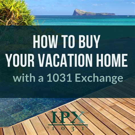 Both acts were introduced to restrict the speculative activity of real estate. How to Buy Your Vacation Home with a 1031 Exchange ...