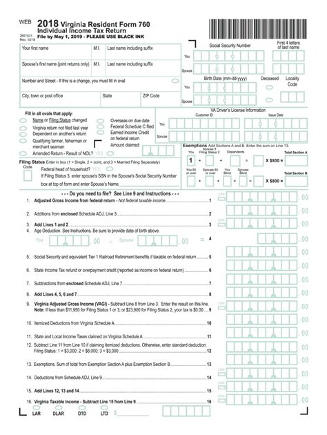 Virginia 760 Form Fill Out And Sign Printable Pdf Template Signnow