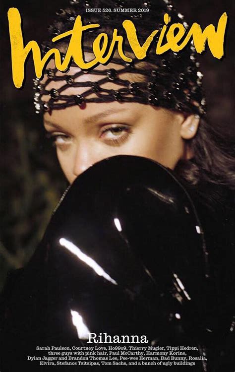 Rihanna Is The Cover Girl Of Interview Magazine Summer 2019 Issue